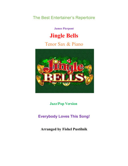 Piano Background For Jingle Bells Tenor Sax And Piano Sheet Music