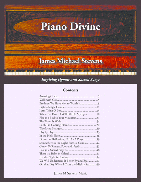 Free Sheet Music Piano Divine Inspiring Hymns And Sacred Songs