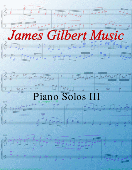 Piano Solos Iii Pnc07 Sheet Music