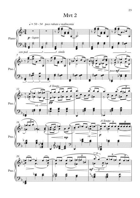 Piano Sonata No 3 Mvt 2 Op 58 Sheet Music