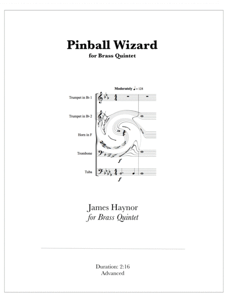 Pinball Wizard For Brass Quintet Sheet Music