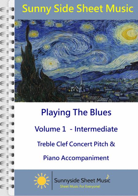 Free Sheet Music Playing The Blues Volume 1 For Concert Pitch Treble Clef Instruments