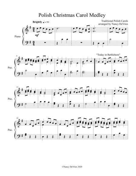 Polish Christmas Carol Medley Sheet Music