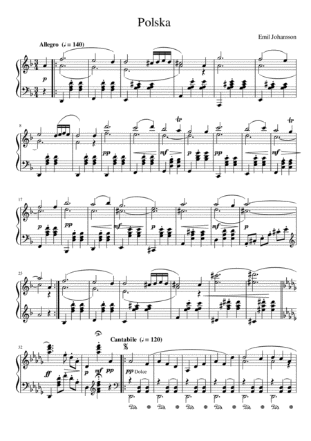 Free Sheet Music Polska