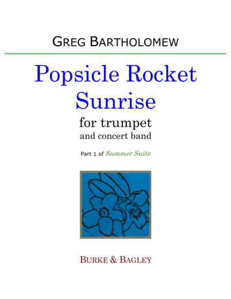 Free Sheet Music Popsicle Rocket Sunrise Trumpet Concert Band