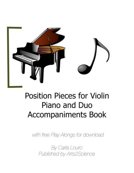 Free Sheet Music Position Pieces For Violin Piano And Duo Accompaniments Book