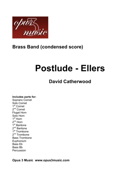 Free Sheet Music Postlude Ellers