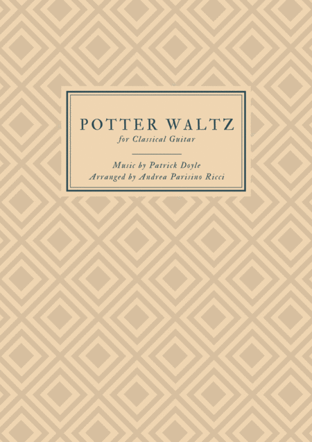 Free Sheet Music Potter Waltz For Classical Guitar