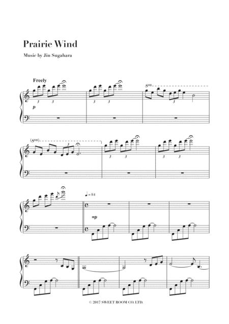 Prairie Wind Piano Solo Sheet Music