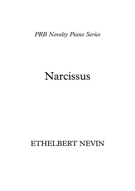 Prb Novelty Piano Series Narcissus Nevin Sheet Music