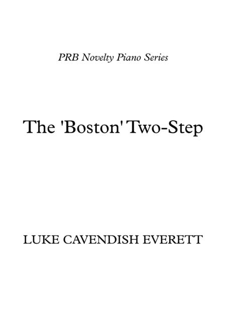 Prb Novelty Piano Series The Boston Two Step Cavendish Everett Sheet Music