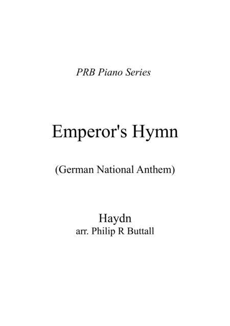 Prb Piano Series Emperor Hymn German National Anthem Haydn Sheet Music