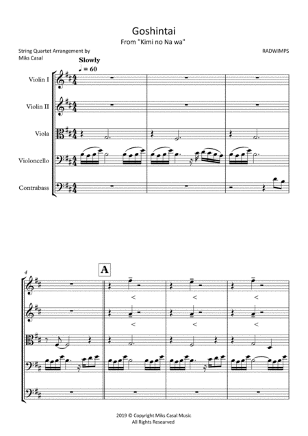 Free Sheet Music Prelude 01 From Well Tempered Clavier Book 2 String Quintet