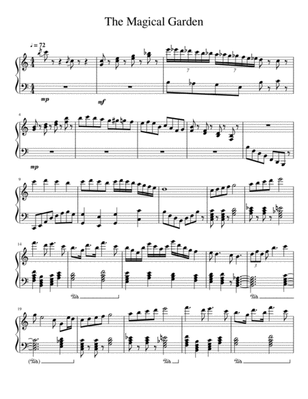 Prelude 12 From Well Tempered Clavier Book 1 Trombone Quintet Sheet Music