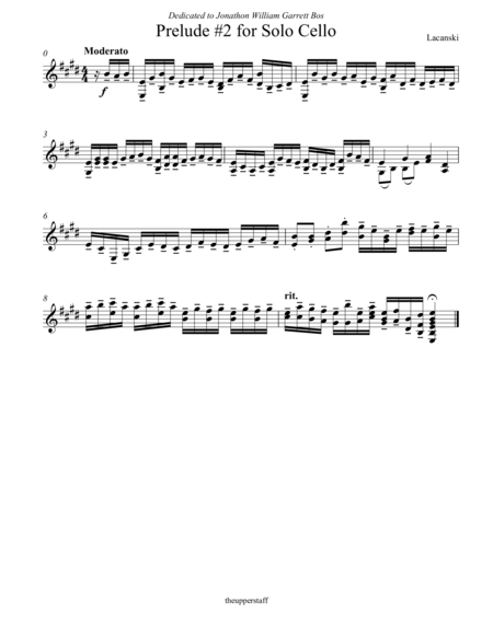 Prelude 2 Sheet Music