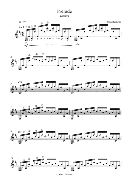 Prelude Homenaje A Heitor Villa Lobos Sheet Music