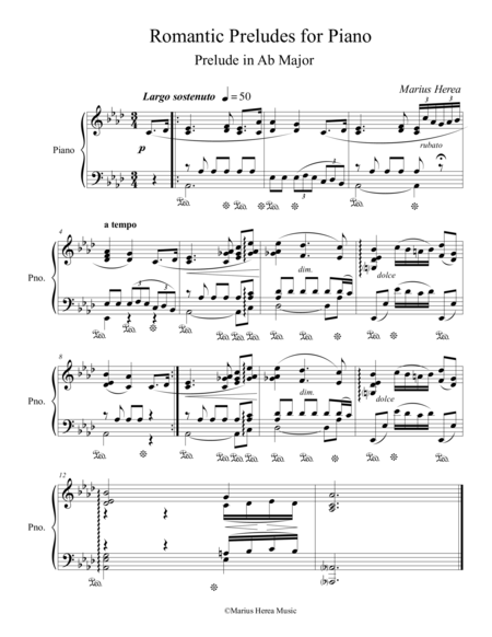 Prelude In Ab Major Sheet Music