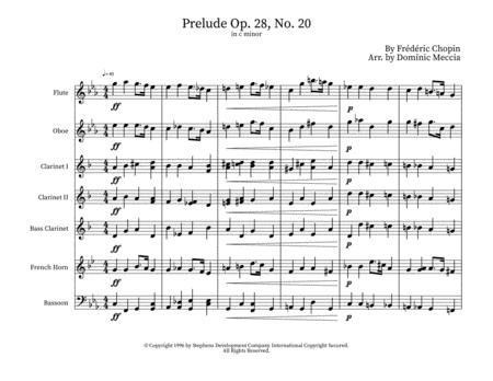 Prelude In C Minor Op 28 No 20 Wind Ensemble Sheet Music