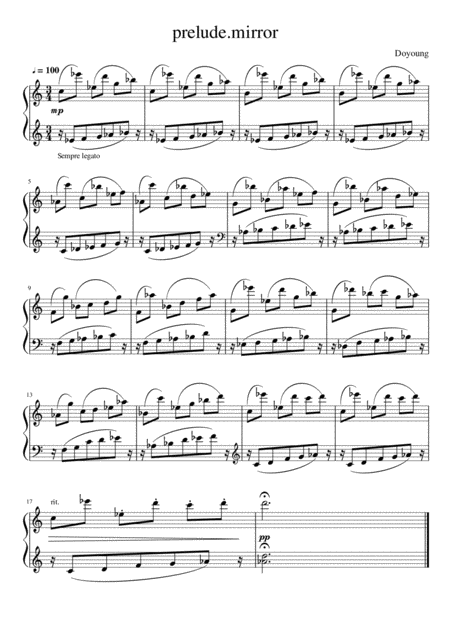 Prelude Mirror Sheet Music