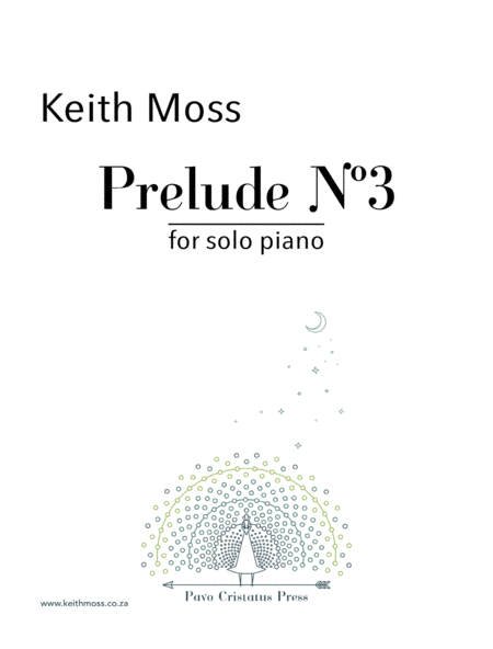 Prelude N 3 For Solo Piano Sheet Music