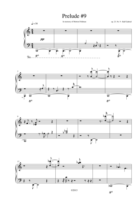 Prelude Op 23 Nr 9 Sheet Music