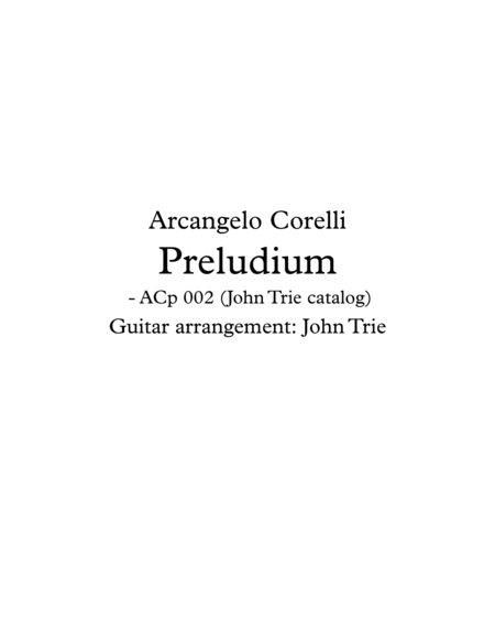 Free Sheet Music Preludium Acp002