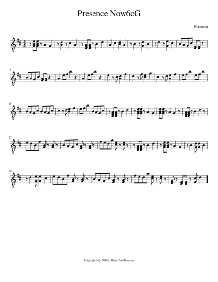 Presence Now6c Guitar Sheet Music