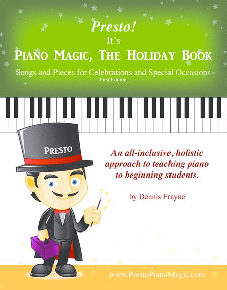 Free Sheet Music Presto It Piano Magic The Holiday Book