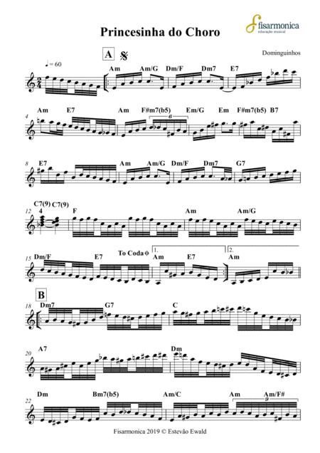 Princesinha Do Choro Dominguinhos Partitura Para Acordeon Sheet Music For Accordion Sheet Music