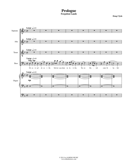 Prologue From Forgotten Lands Sheet Music