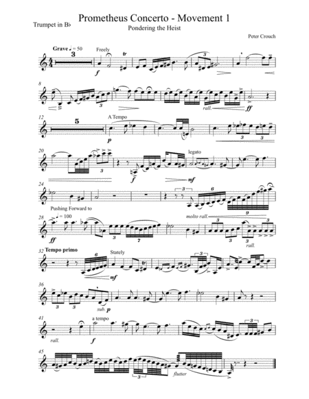 Free Sheet Music Prometheus Concerto