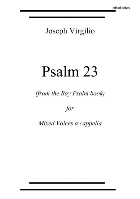 Psalm 23 For Mixed Voices A Cappella Sheet Music