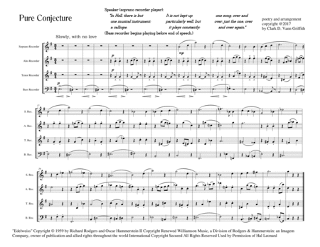 Free Sheet Music Pure Conjecture