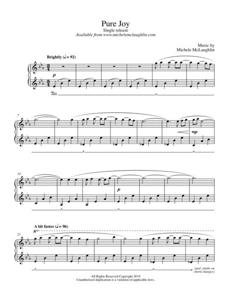 Pure Joy Sheet Music