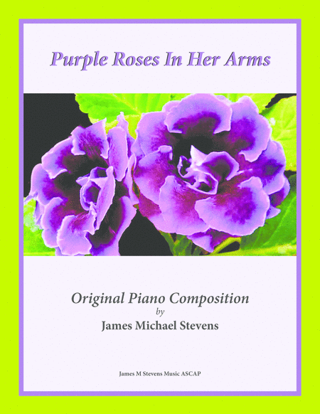 Free Sheet Music Purple Roses In Her Arms Romantic Piano