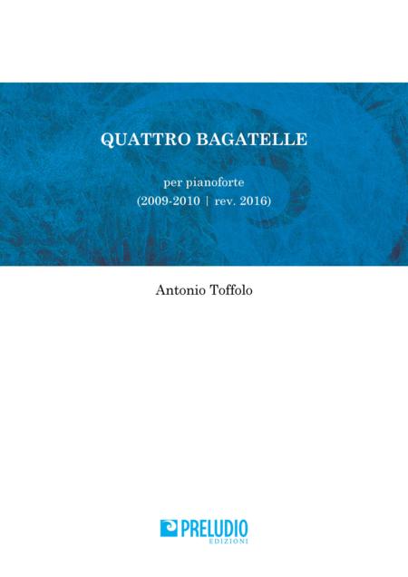 Quattro Bagatelle Sheet Music