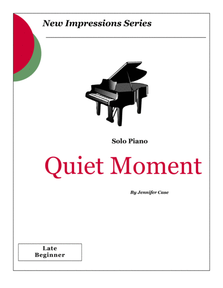 Quiet Moment Sheet Music