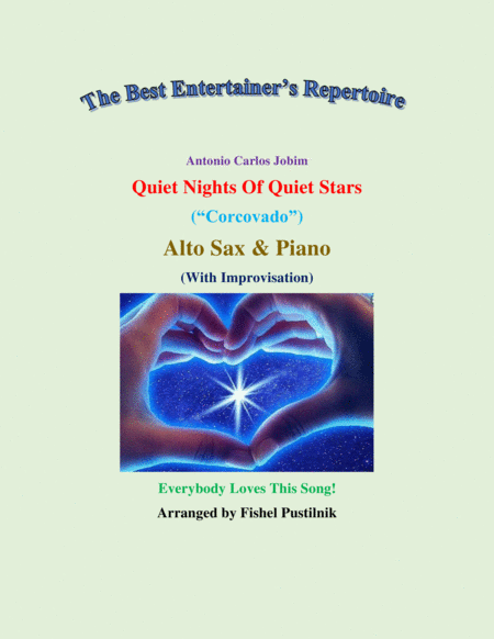 Quiet Nights Of Quiet Stars Corcovado For Alto Sax And Piano Video Sheet Music