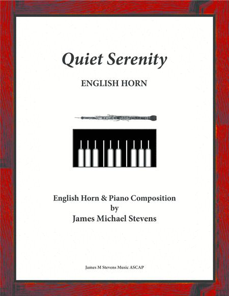 Quiet Serenity English Horn Piano Sheet Music