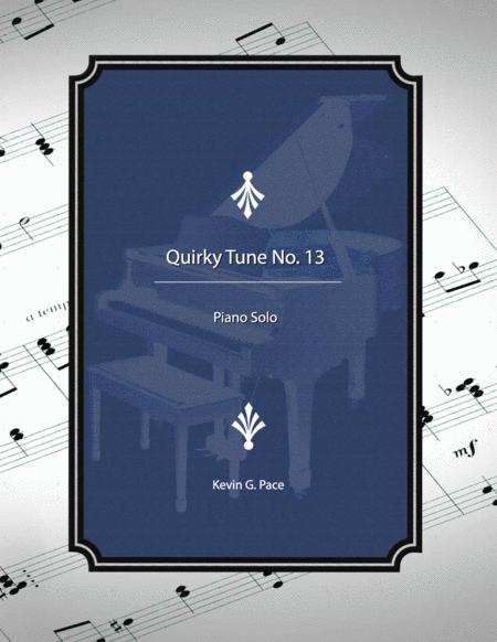 Free Sheet Music Quirky Tune No 13 Piano Solo