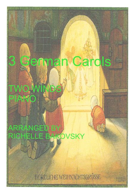 R Bakovsky 3 German Carols For 2 Winds And Piano Sheet Music