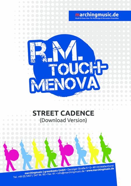 R M Touchmenova Street Cadence Sheet Music