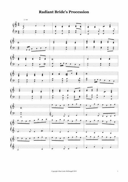 Radiant Brides Procession Sheet Music