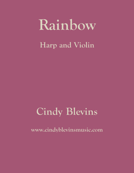 Free Sheet Music Rainbow For Harp And Violin