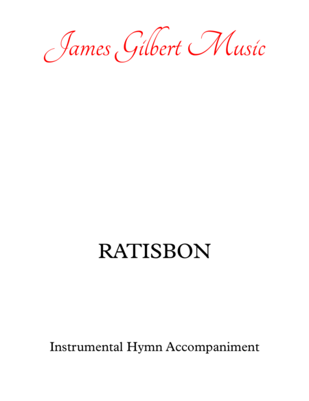 Free Sheet Music Ratisbon Christ Whose Glory Fills The Sky