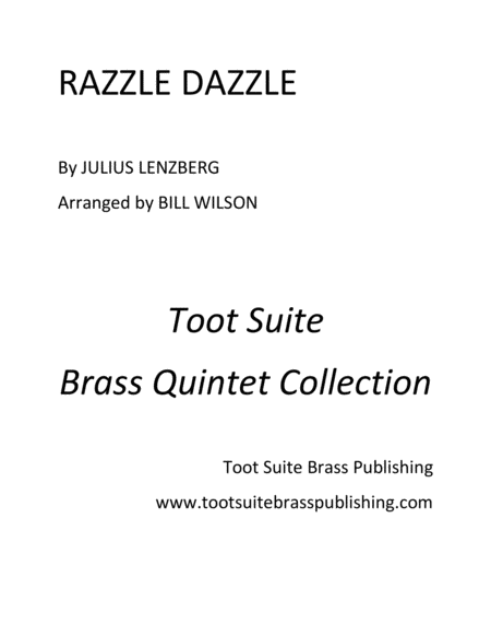 Razzle Dazzle Sheet Music