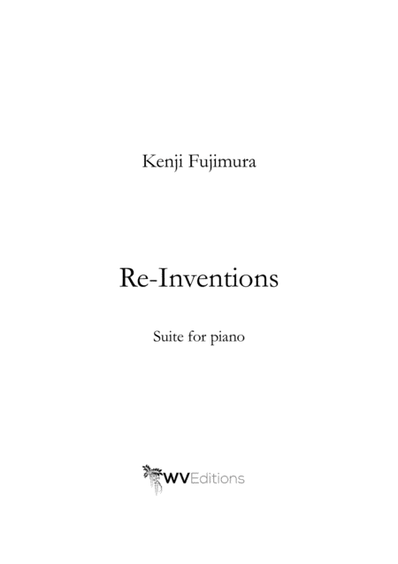 Re Inventions Suite For Piano Sheet Music