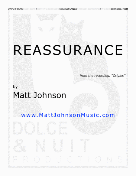 Reassurance Sheet Music