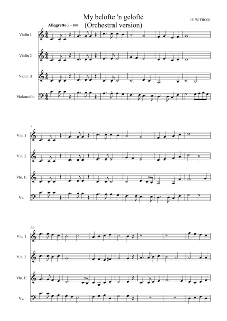 Free Sheet Music Recorder Quartet Sonata 2 Mov Iv Allegro