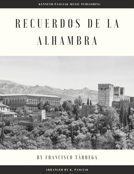 Free Sheet Music Recuerdos De La Alhambra Easy Version For Solo Guitar